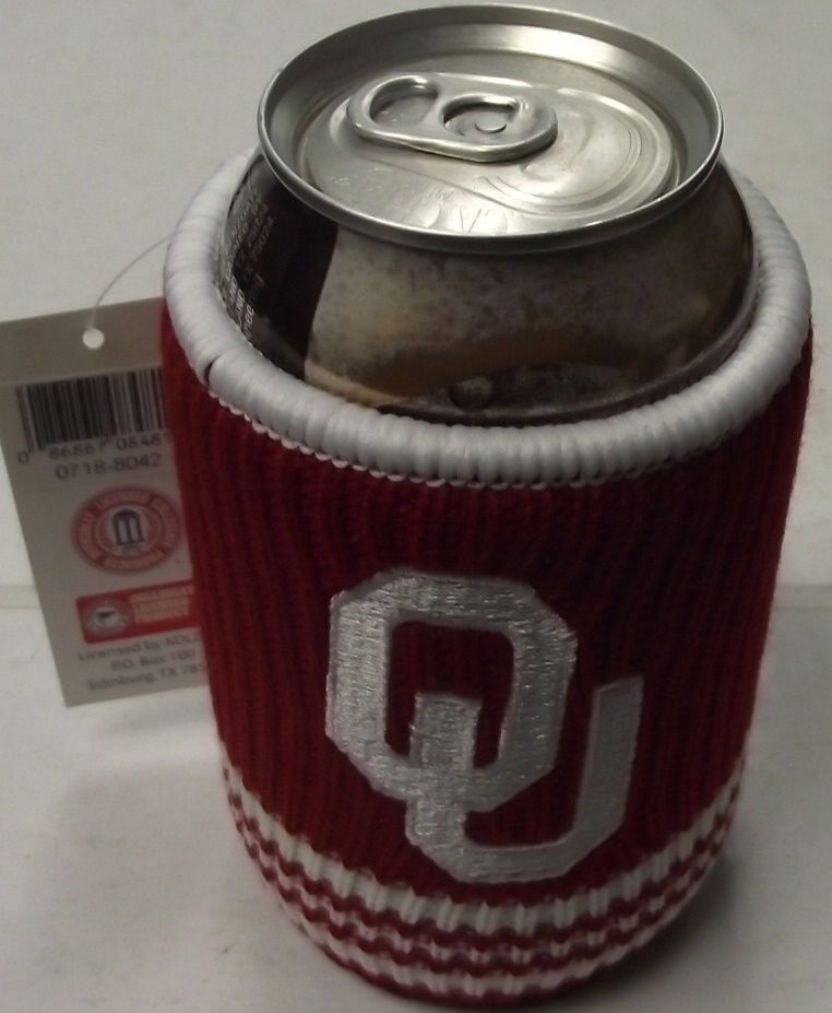 College NCAA 0718-8042 Oklahoma Sooners Woolie Beverage Insulator