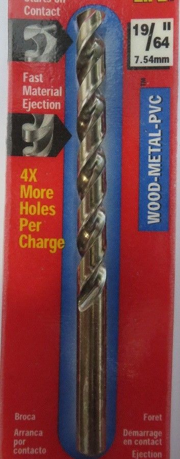 Vermont American 12746 19/64" Xtend Drill Bit 2 Packs