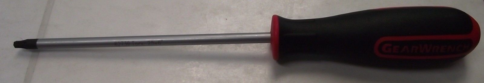GearWrench 82739 T25 x 6" Tamper Proof Torx Dual Material Screwdriver