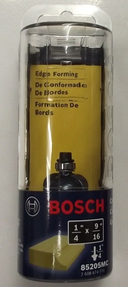 Bosch 85205MC 1/4" Cove Router Bit 1/4" Shank