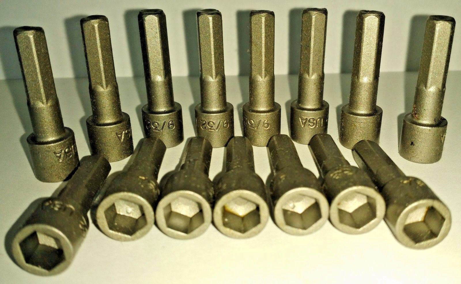 Bosch VA 1609434422 Non Magnetic 9/32" x 1-7/16" Nutsetters USA 15PCS