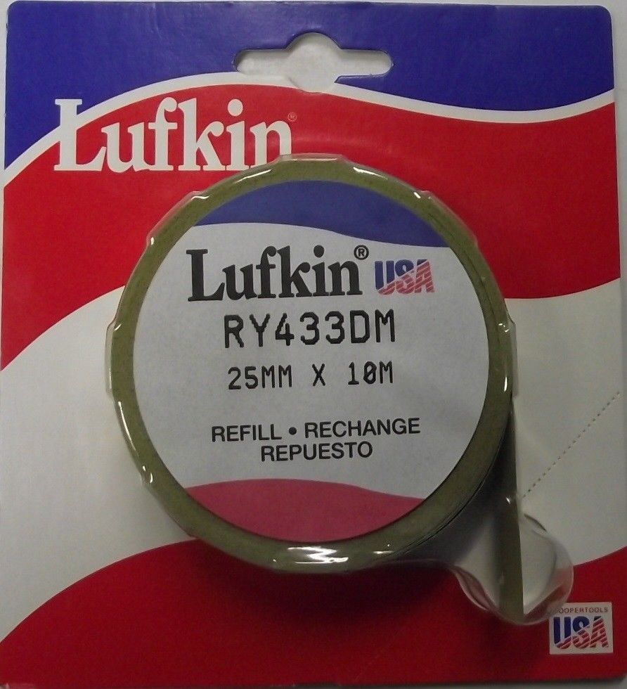 Lufkin RY433DM 25mm x 10m Tape Measure Refill USA