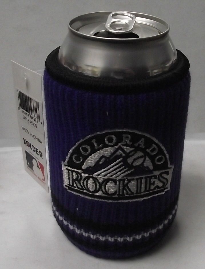 MLB 0718-8509 Colorado Rockies Woolie Beverage Insulator