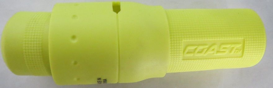 Coast 8407YSCP Rubber Sleeve For 8407 P7 LED Lenser Flashlight Yellow