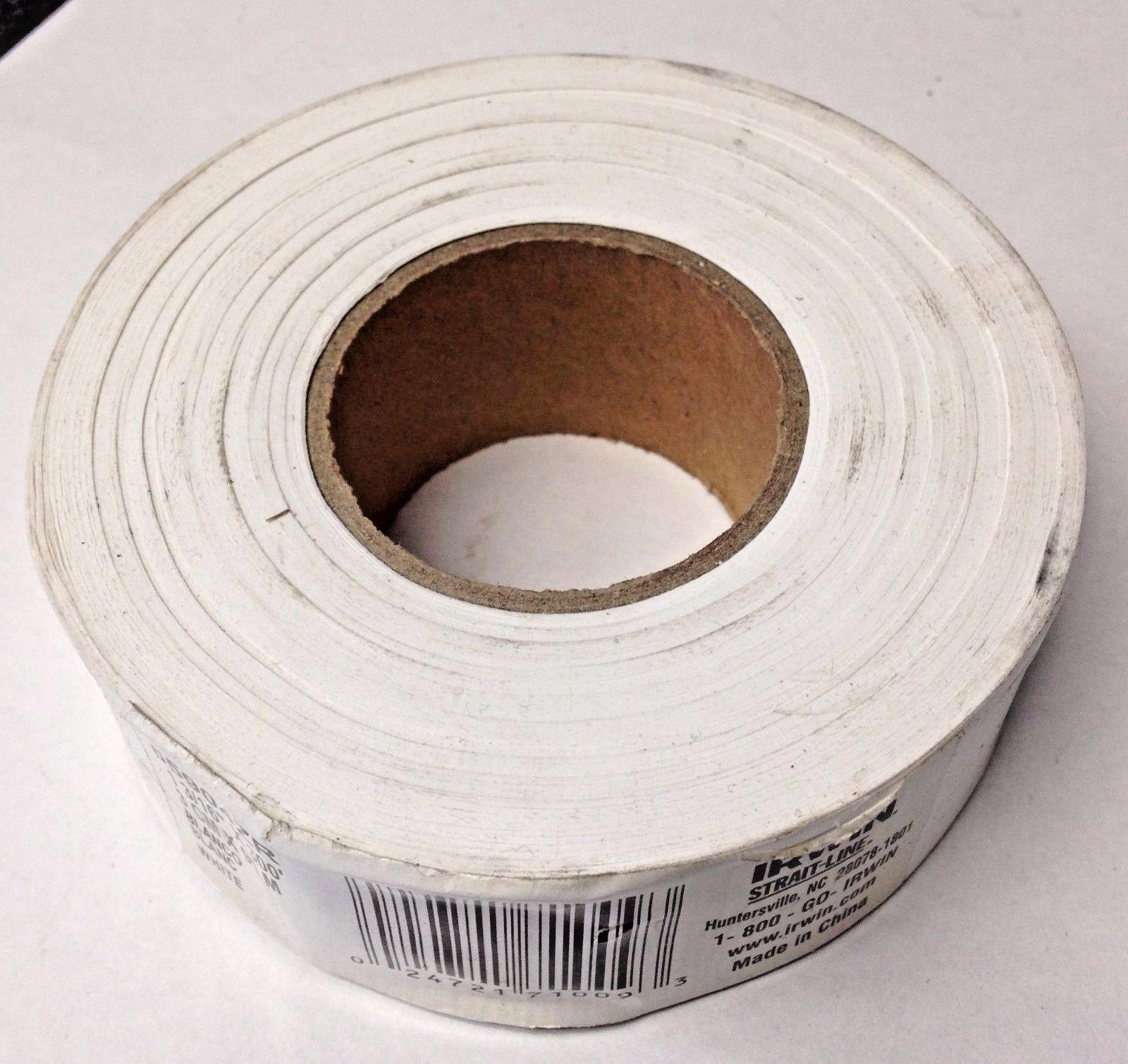 Irwin Strait-Line 65904ZR White 1-3/16" x 300' Flagging Tape