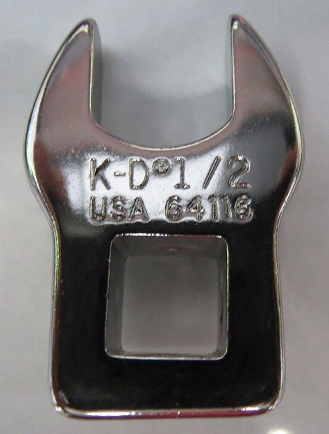 KD Tools 64116 1/2" Crowfoot Non-Ratcheting Wrench USA