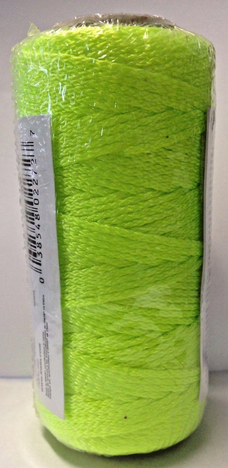 Irwin Straight-Line 2034408 Fluorescent Green #18 Braided Nylon Twine 270'