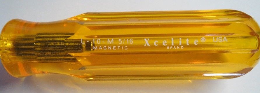 Xcelite L10M 5/16" Extra Long Magnetic Nutdriver Hollow Shaft USA