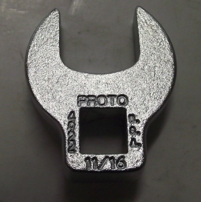 Proto 4922 3/8" Drive 11/16" Crowfoot Wrench USA