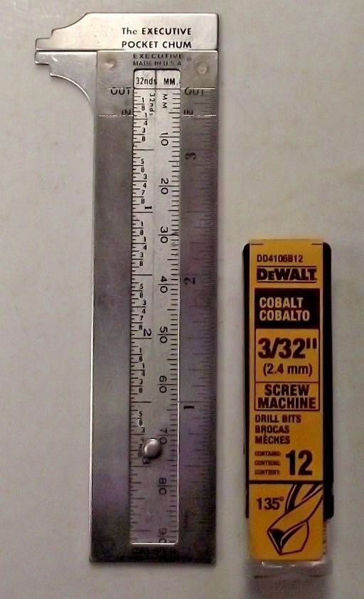 DeWalt DD4106B12 3/32" Cobalt Screw Machine Drill Bit 12 Bits Germany