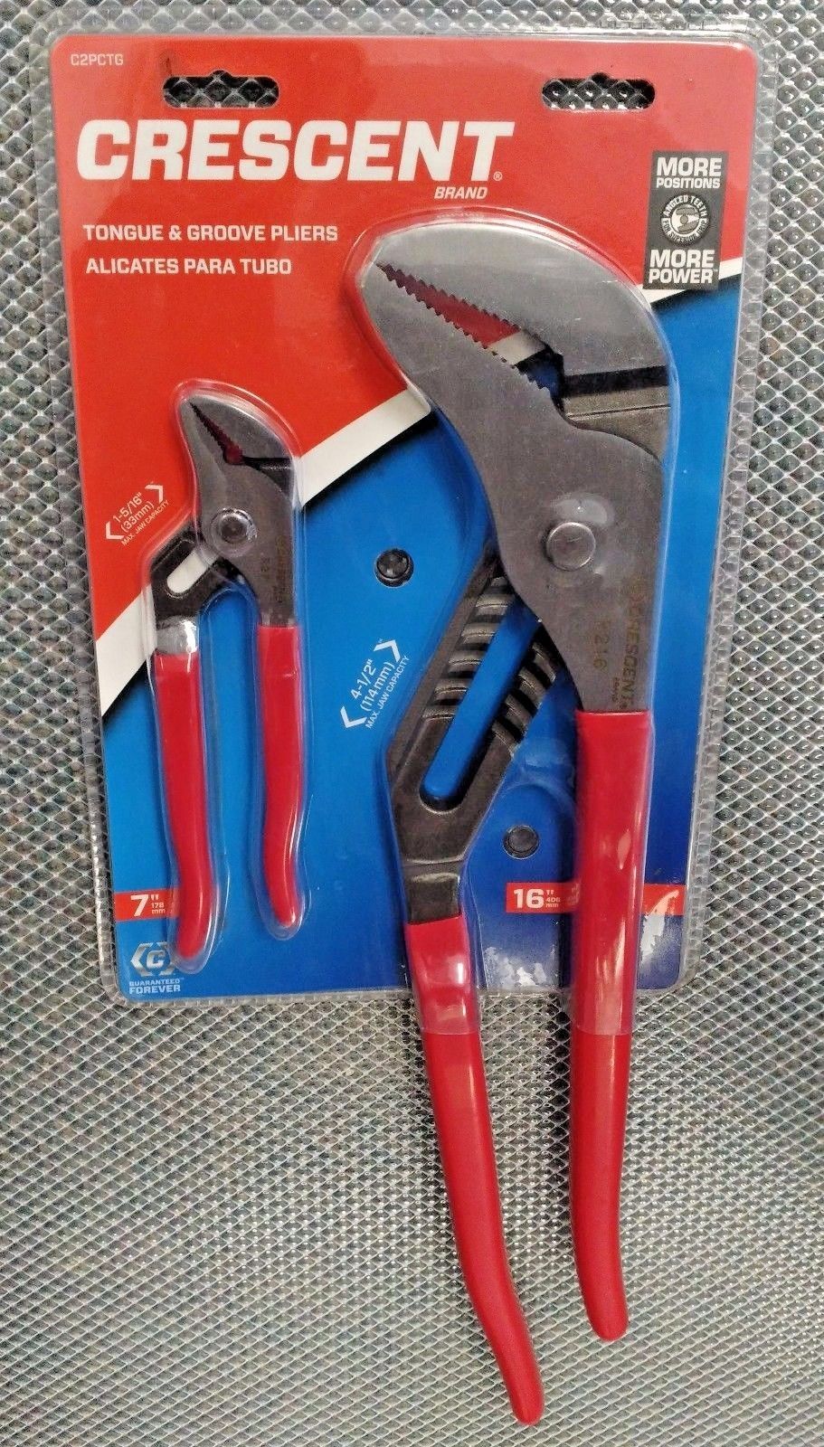 Crescent C2PCTG - 2 Piece 7" & 16" Tongue And Groove Pliers Set