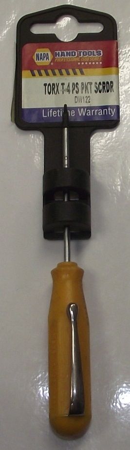 Napa DW122 Torx T-4 Pocket Screwdriver Germany