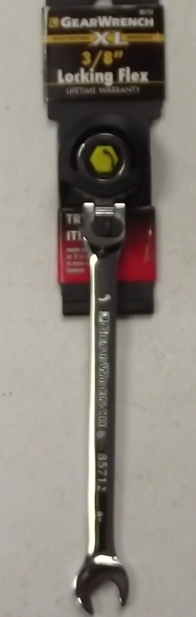 GearWrench 85712 3/8 XL Locking Flex Combination Wrench