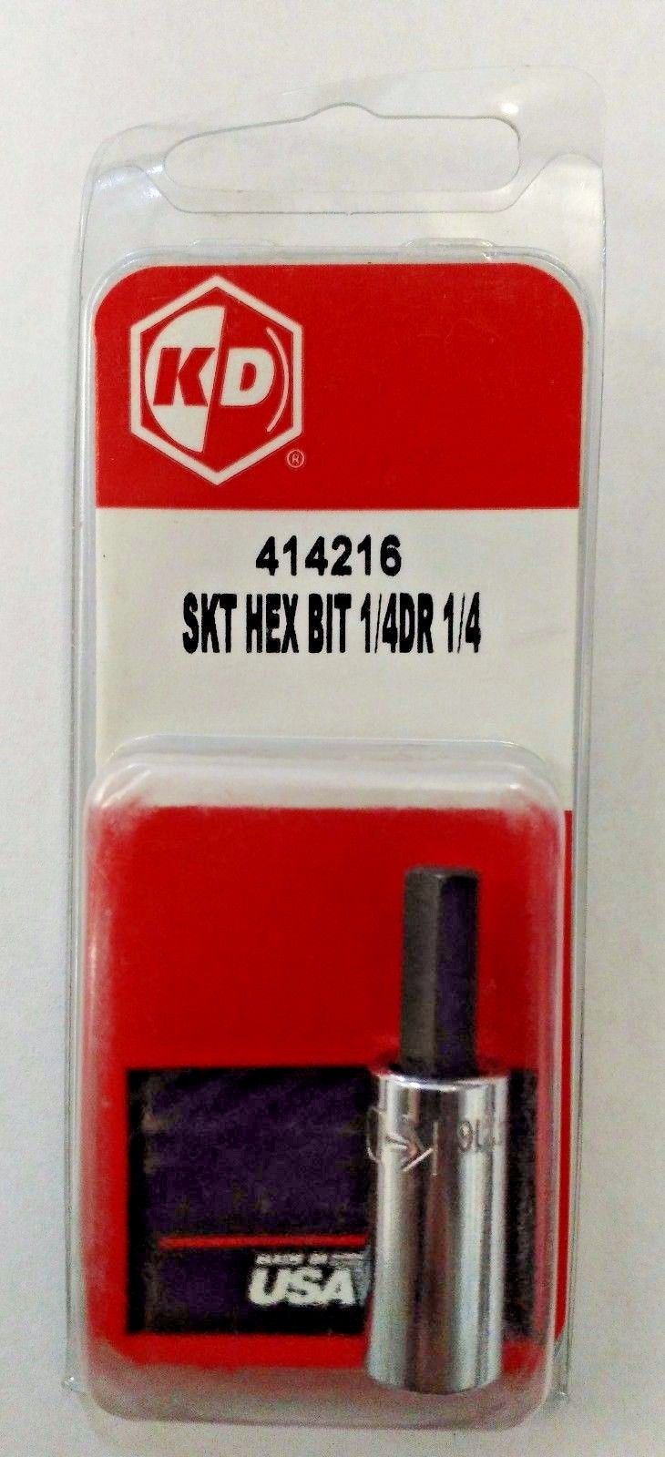 KD Tools 414216 1/4" DrIve 1/4" Socket Hex Bit USA