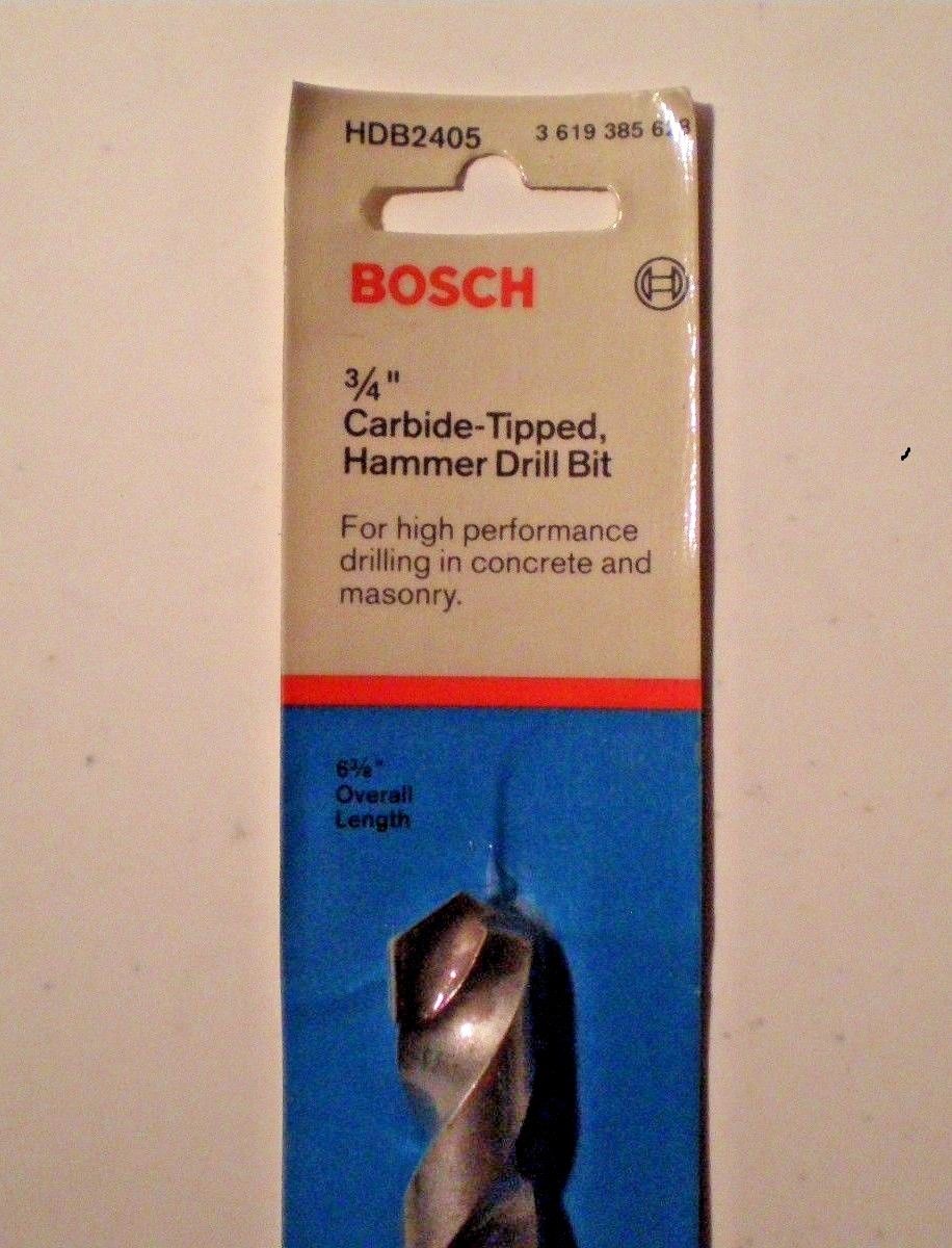 BOSCH HDB2405 3/4" x 4" x 6" Carbide Hammer Drill Bit Germany