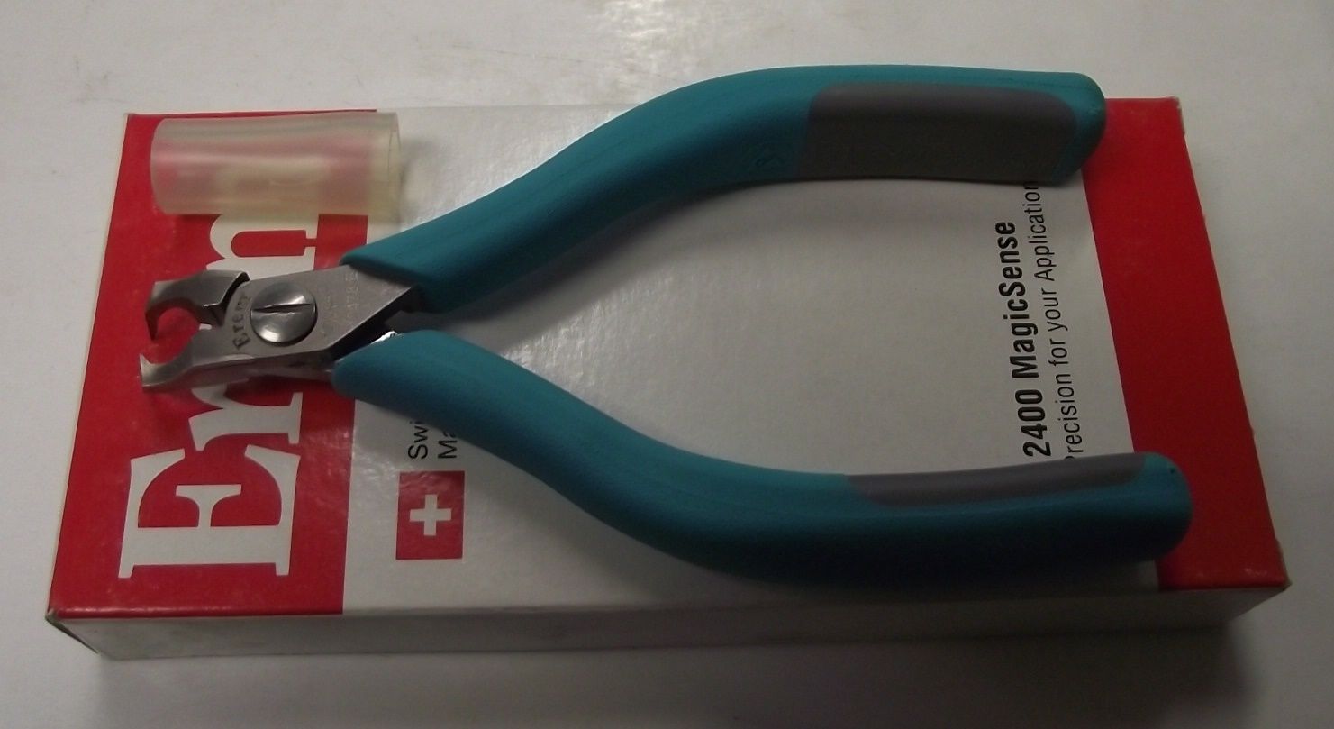 Erem 2478E Oblique Head Full Flush Angled Tip Wire Cutter With Ergo Handle Swiss