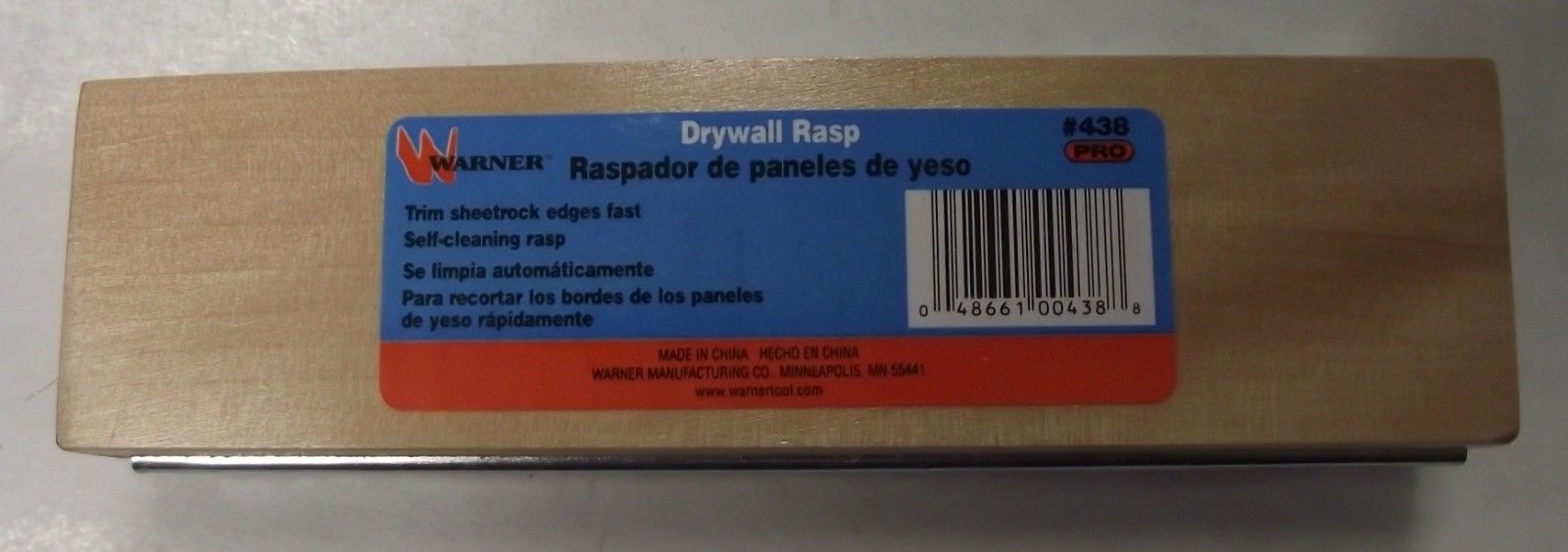 Warner 438 7-1/2" Drywall Rasp