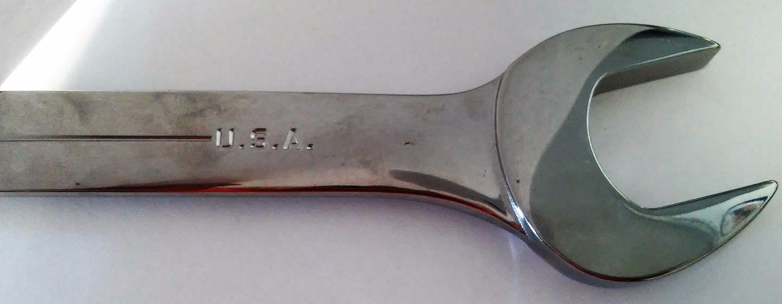 Armstrong 26-166 1-1/16" x 1-1/8" Full Polish Open End Wrench USA