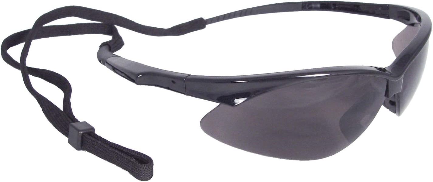 Radians APJ1-20 Jr. Smoke Safety Glasses, Scratch-Resistant, Wraparound, Smoke