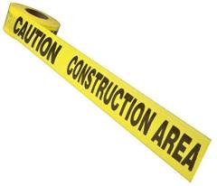 Irwin 66211 Caution-Construction Area Tape 1000 Ft. x 3 In. 2 Rolls USA