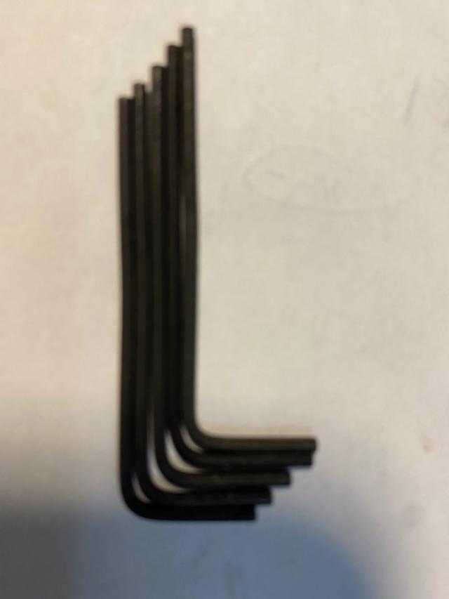 Allen B67004 SA 1/16" Hex Key 5pcs. USA
