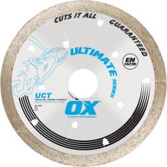 Ox Tools OX-UCT-4 Ultimate UCT 4" Continuous Rim Diamond Blade - All Tiles