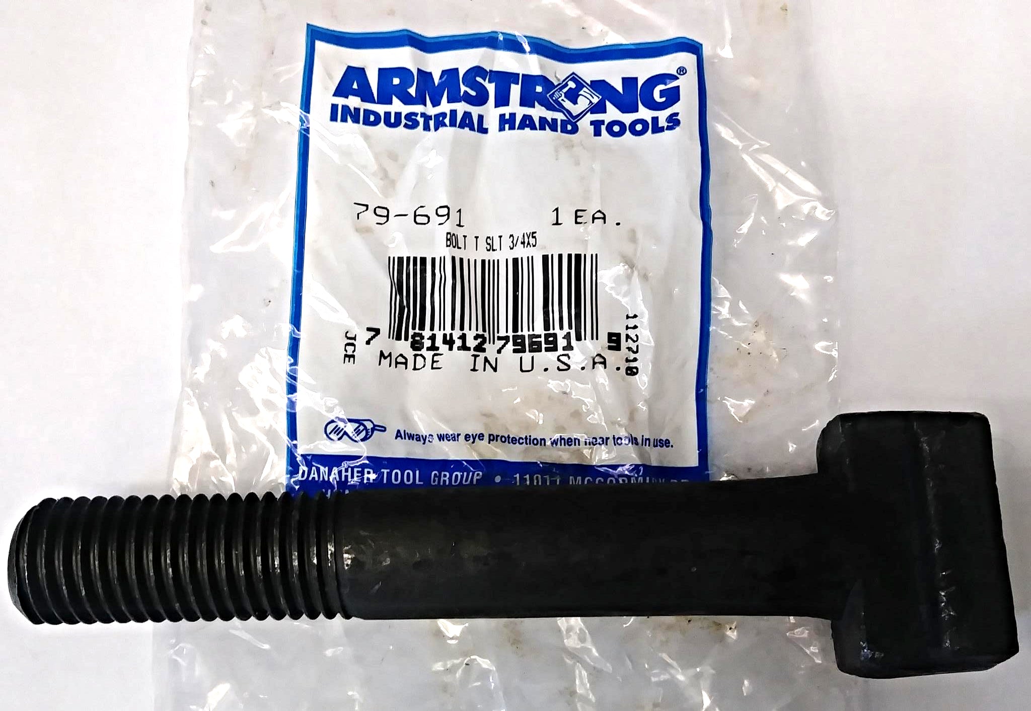 Armstrong 79-691 T-Slot Bolt 3/4" x 5" USA