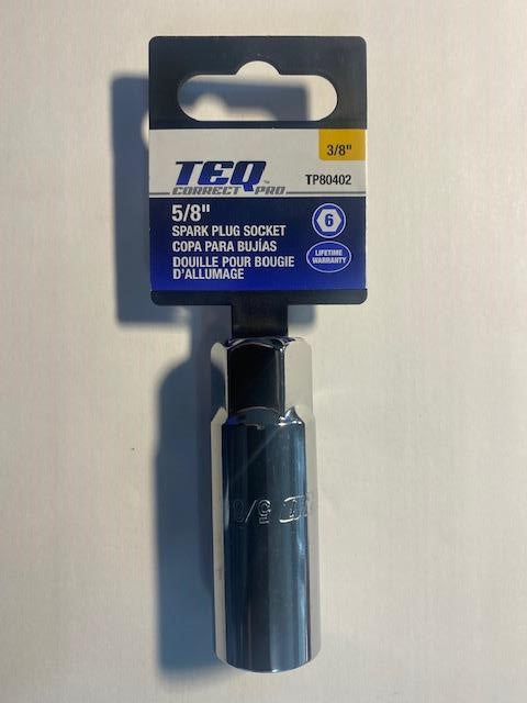 TEQ Correct TP80402 Professional 3/8" Drive Spark Plug Socket 5/8"