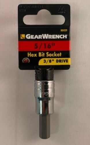GEARWRENCH 80420 3/8" Drive 5/16" Hex Bit SAE Socket