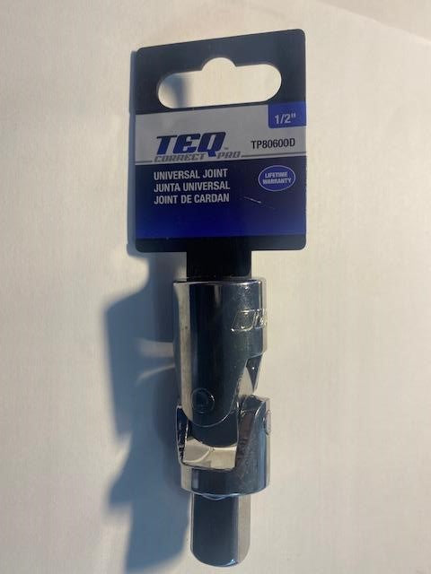 TEQ Correct Professional TP80600D 1/2" Drive Universal Joint