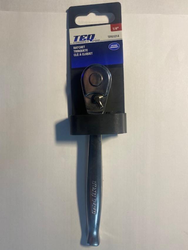 Teq Pro TP81014 Quick Release Ratchet 1/4 In. Drive Teardrop