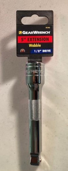 Gearwrench 81345 1/2" Drive 5" Wobble Extension