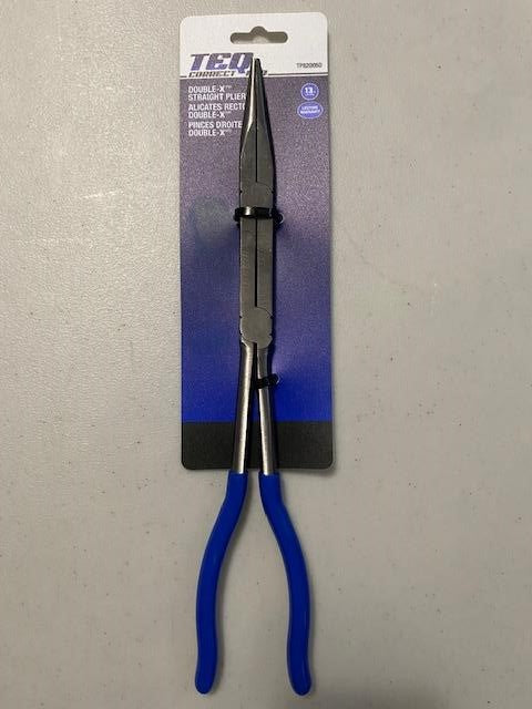 TEQ TP82005D Double X 13-15/32" Double Joint Straight Jaws Needle Nose Pliers