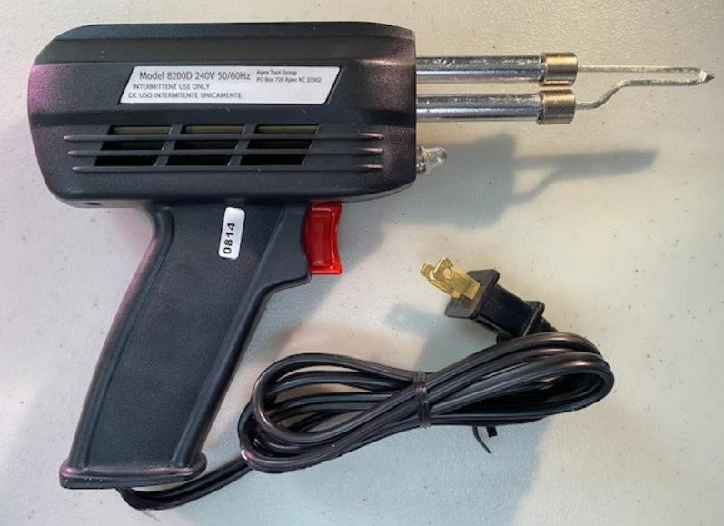 Weller 8200D 140/100w 240v Soldering Gun (needs 240v outlet. Not for use in USA)