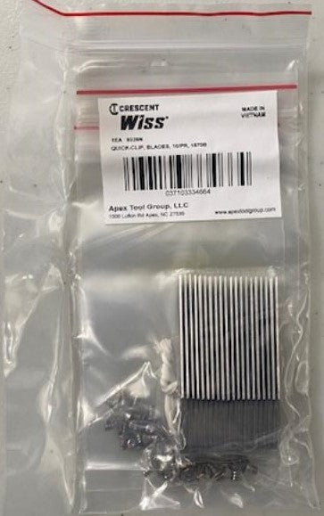 Wiss 9328N Replacement Blades For 1570B Quick Clip Clipper Pack of 10 Pairs