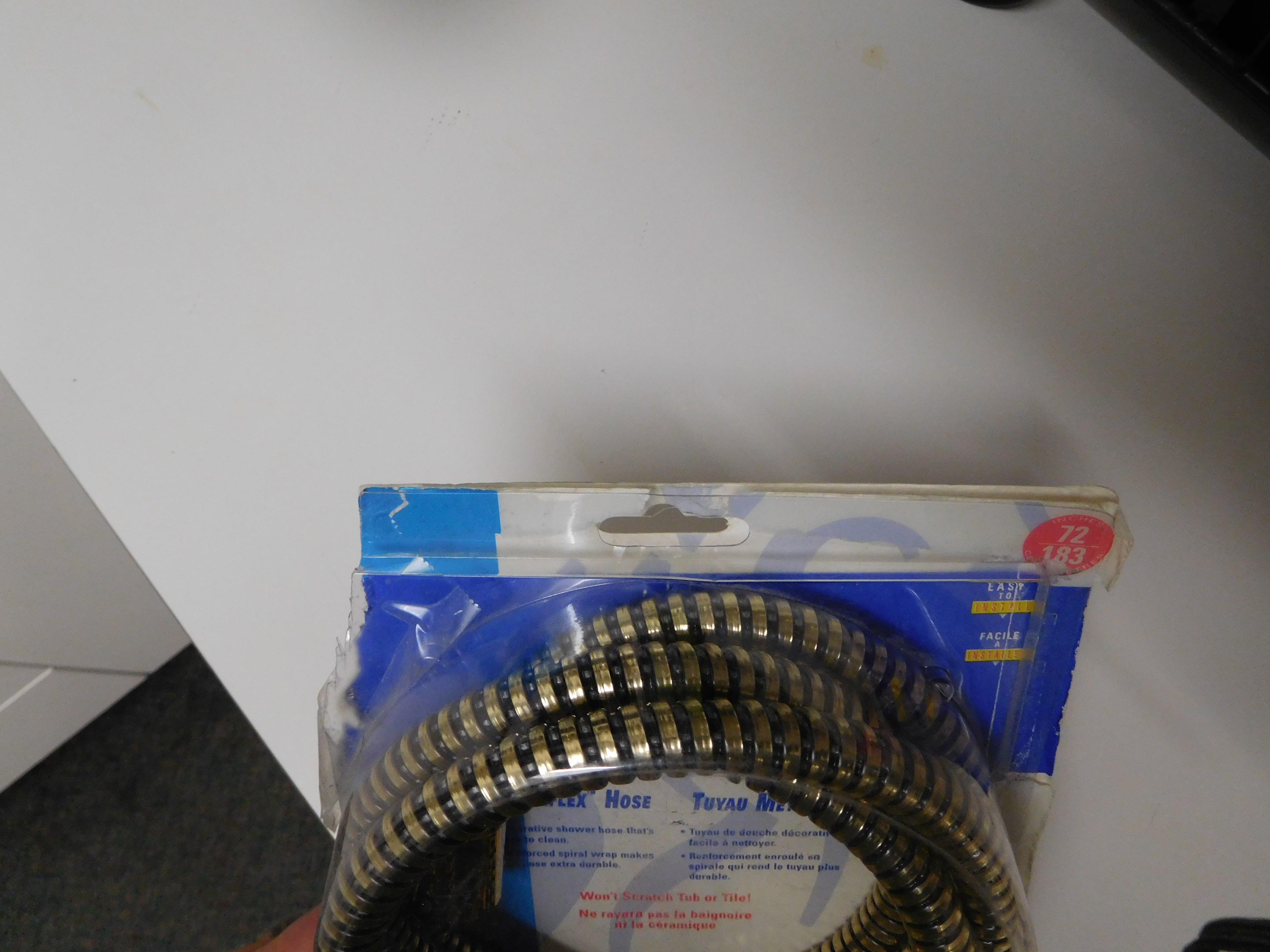 Interbath B28214PB 72" Metaflex Shower Hose Polished Brass USA