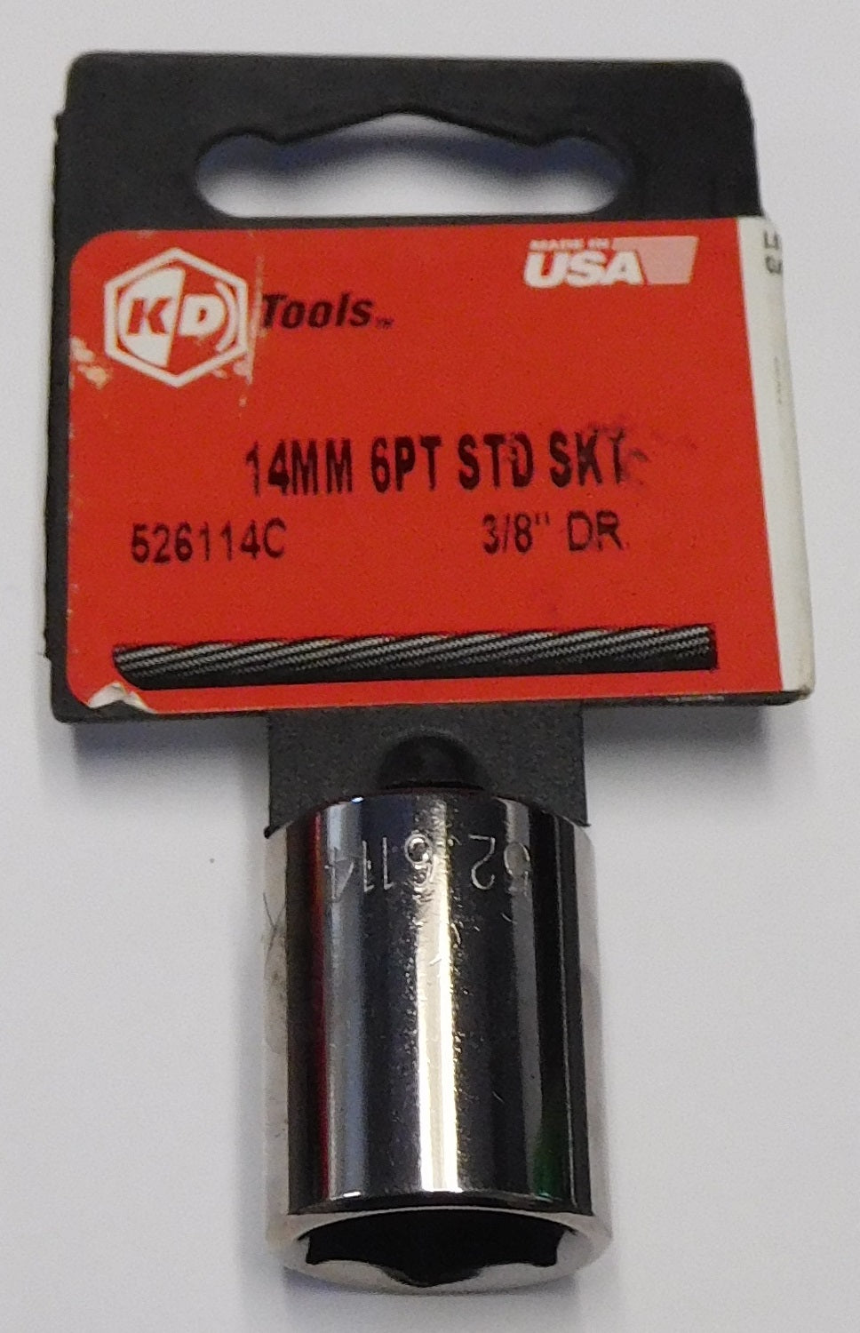 KD Tools 526114 14mm 6 Point Standard Socket 3/8" Drive USA