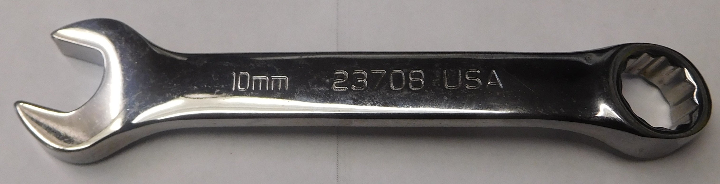 Kobalt 23708 10mm Stubby Full Polish Combination Wrench 12 Point USA