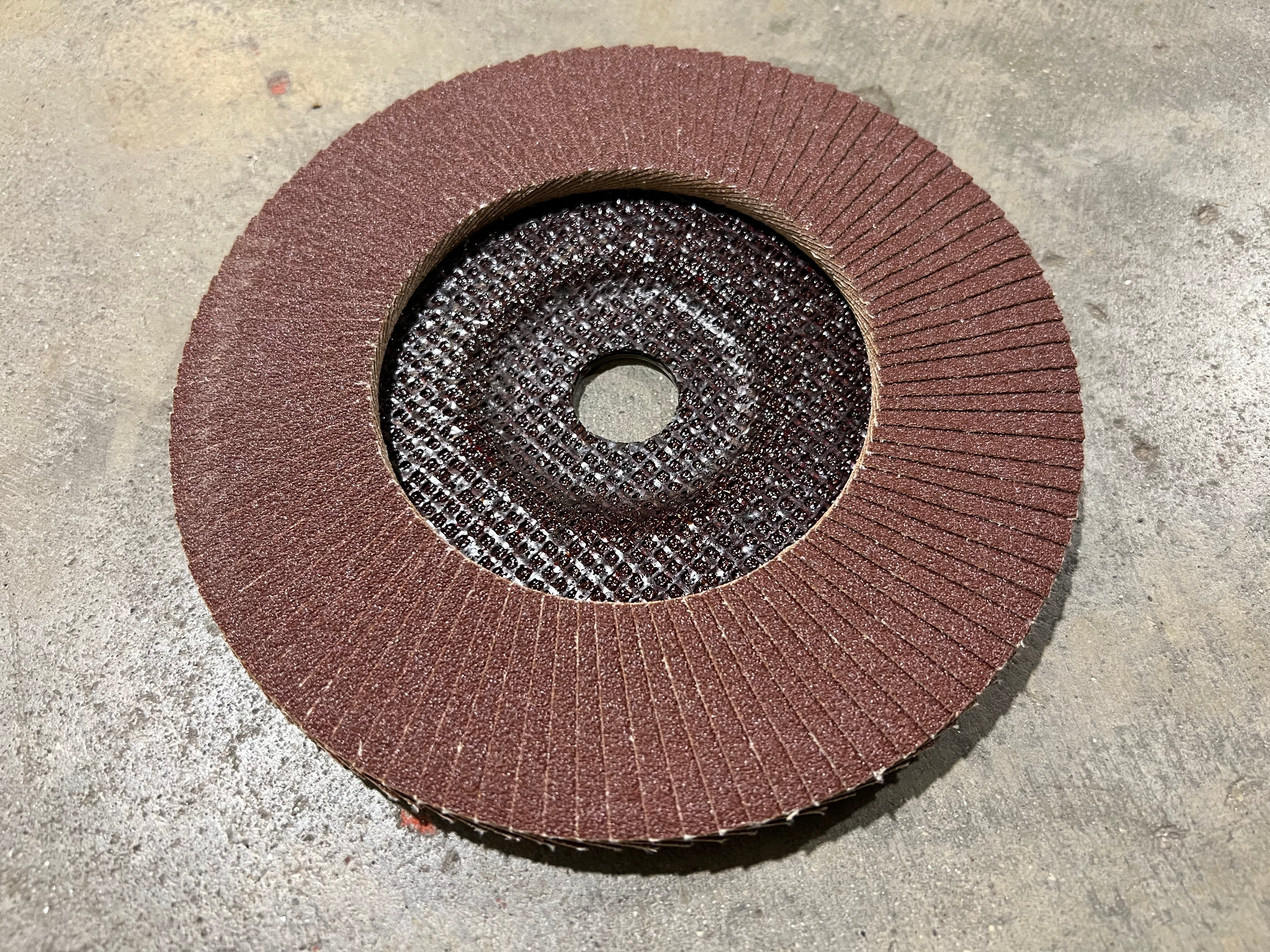 VSM 163 957 Flap Disc 7 x 7/8" Aluminum Oxide 80 Grit Type 27