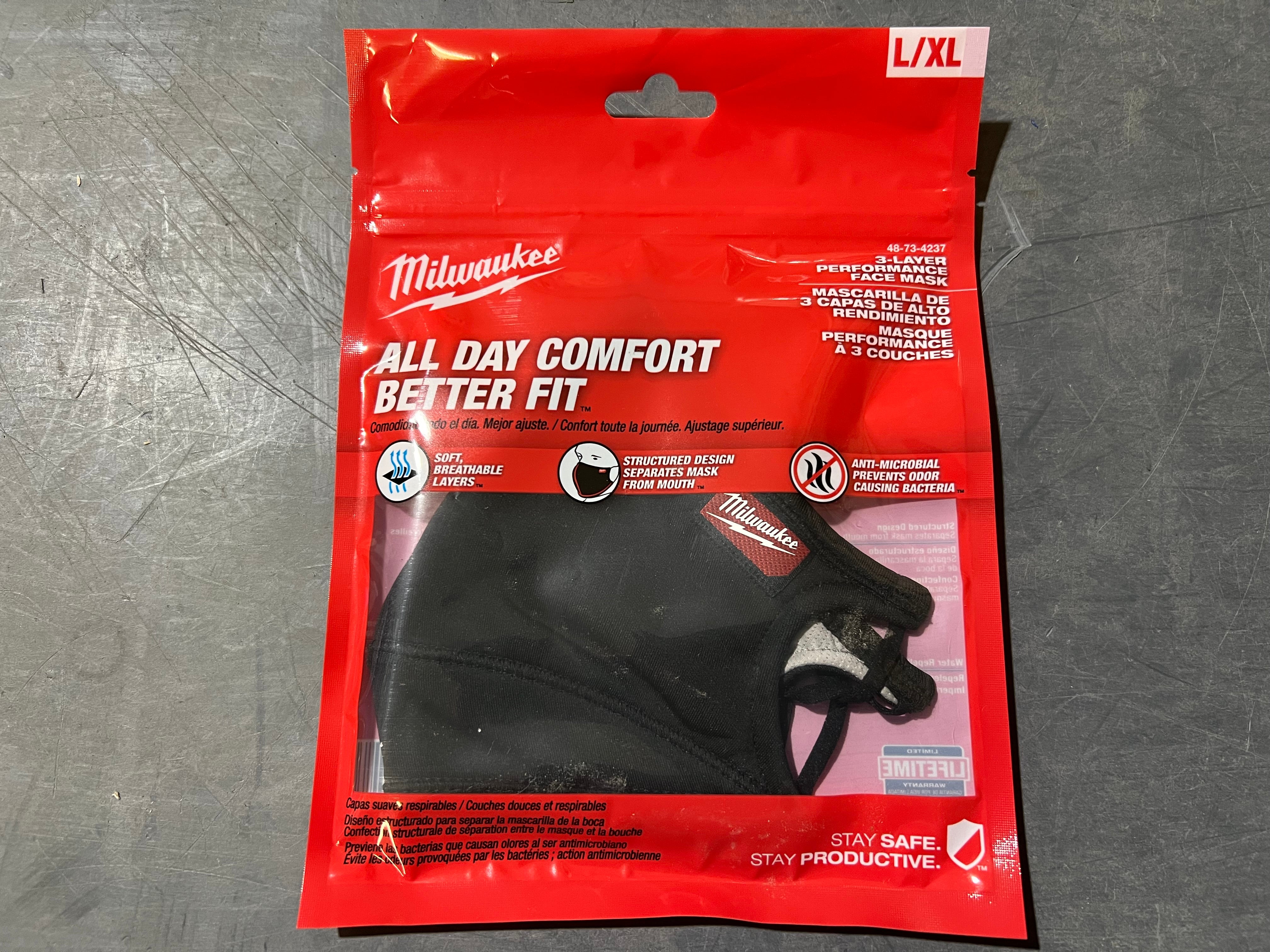 Milwaukee 48-73-4236 3-layer Dust Covering Black