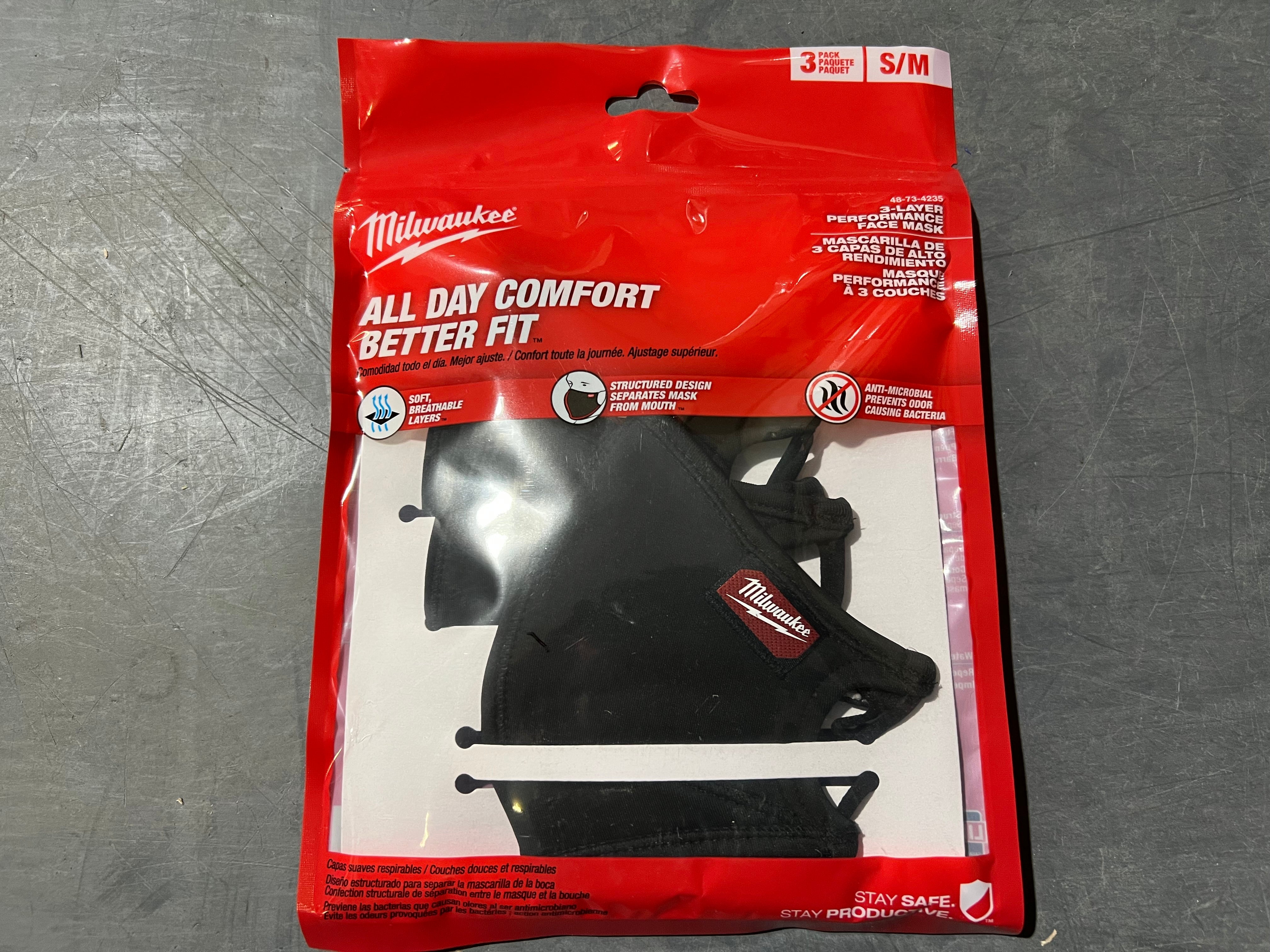 Milwaukee 48-73-4236 3-layer Dust Covering Black