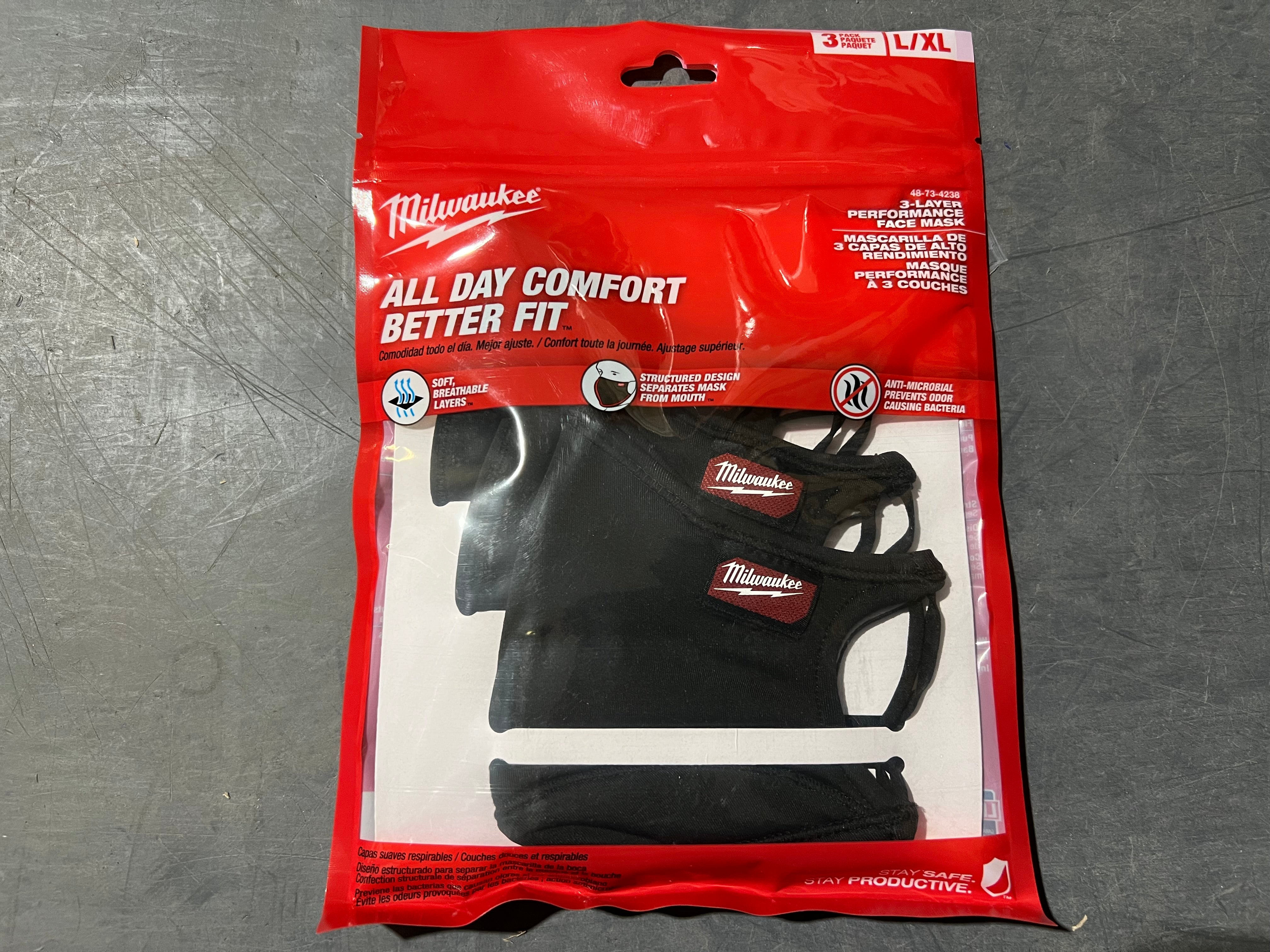 Milwaukee 48-73-4236 3-layer Dust Covering Black