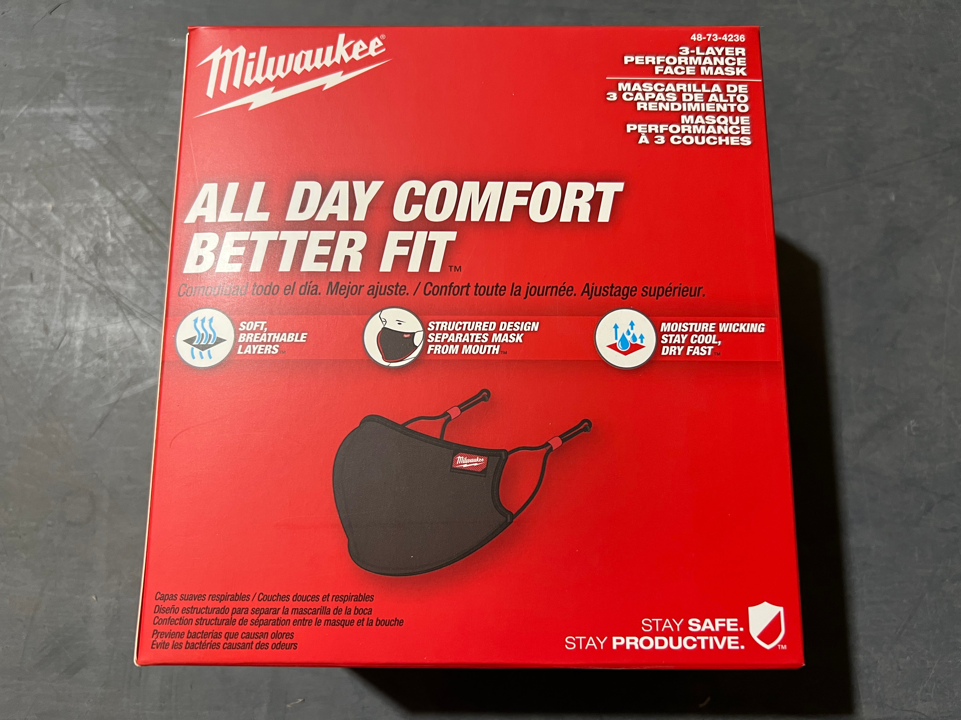 Milwaukee 48-73-4236 3-layer Dust Covering Black