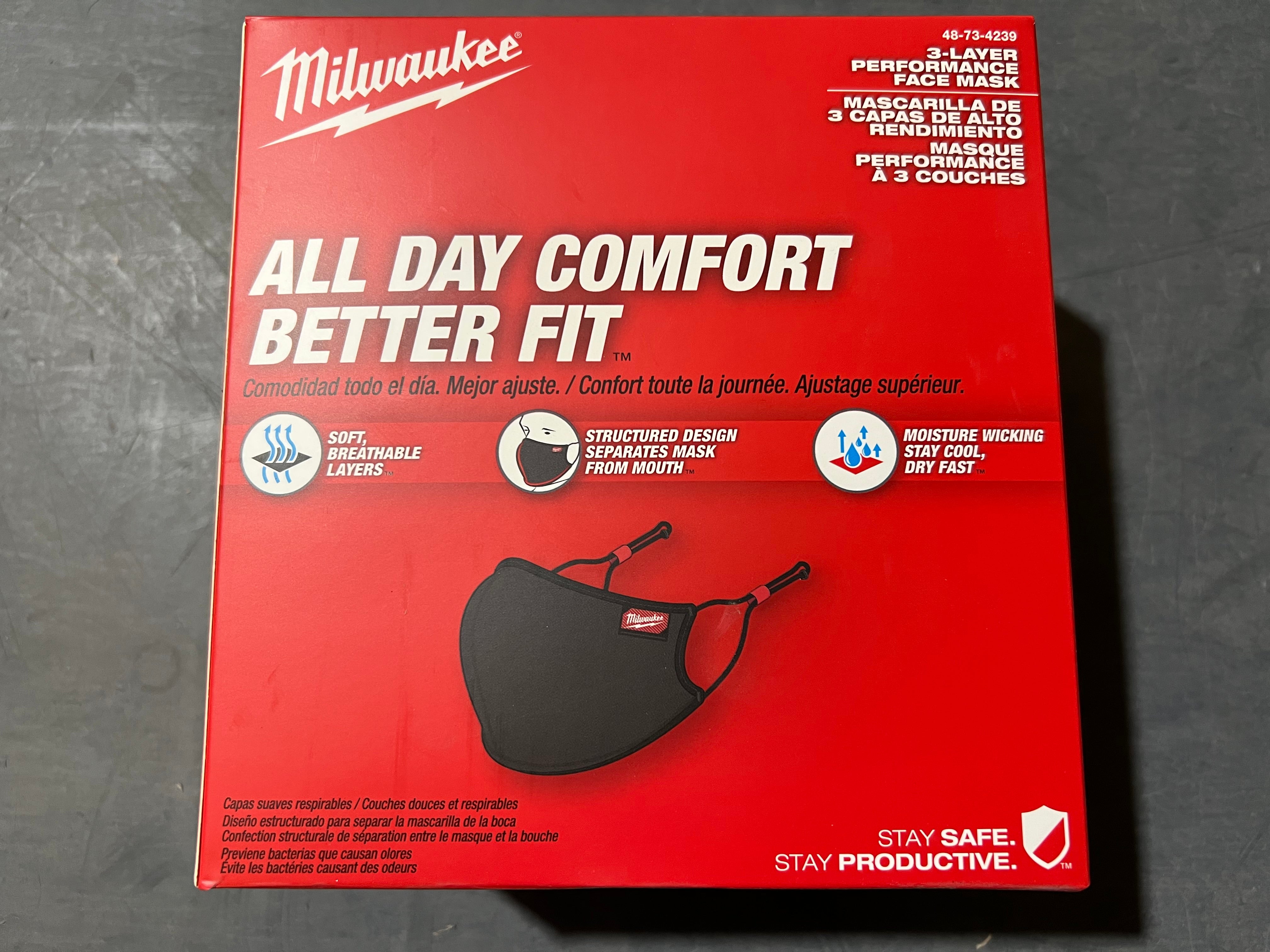 Milwaukee 48-73-4236 3-layer Dust Covering Black