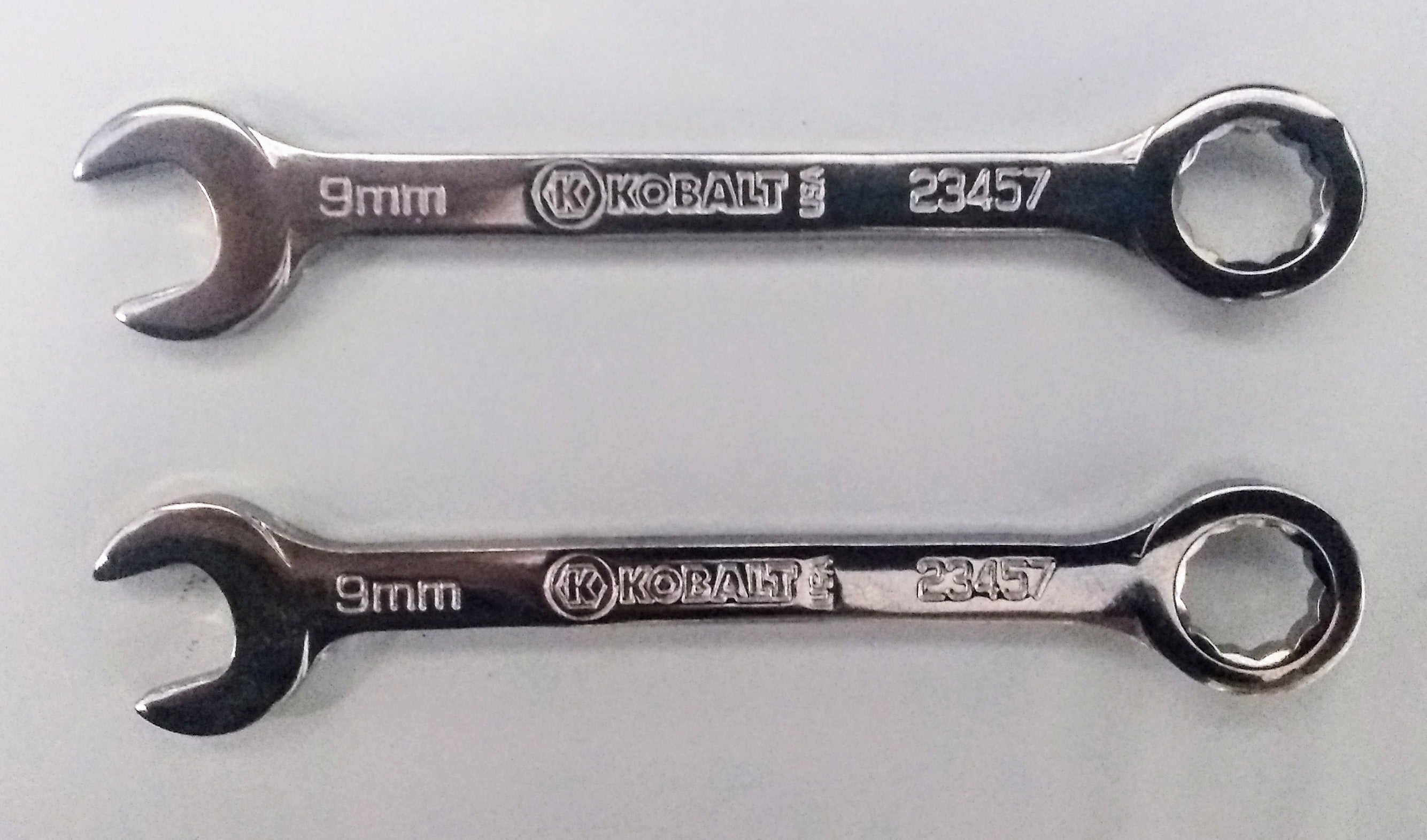 Kobalt 23457 9mm Metric Midget Combination Wrench USA - 2pcs