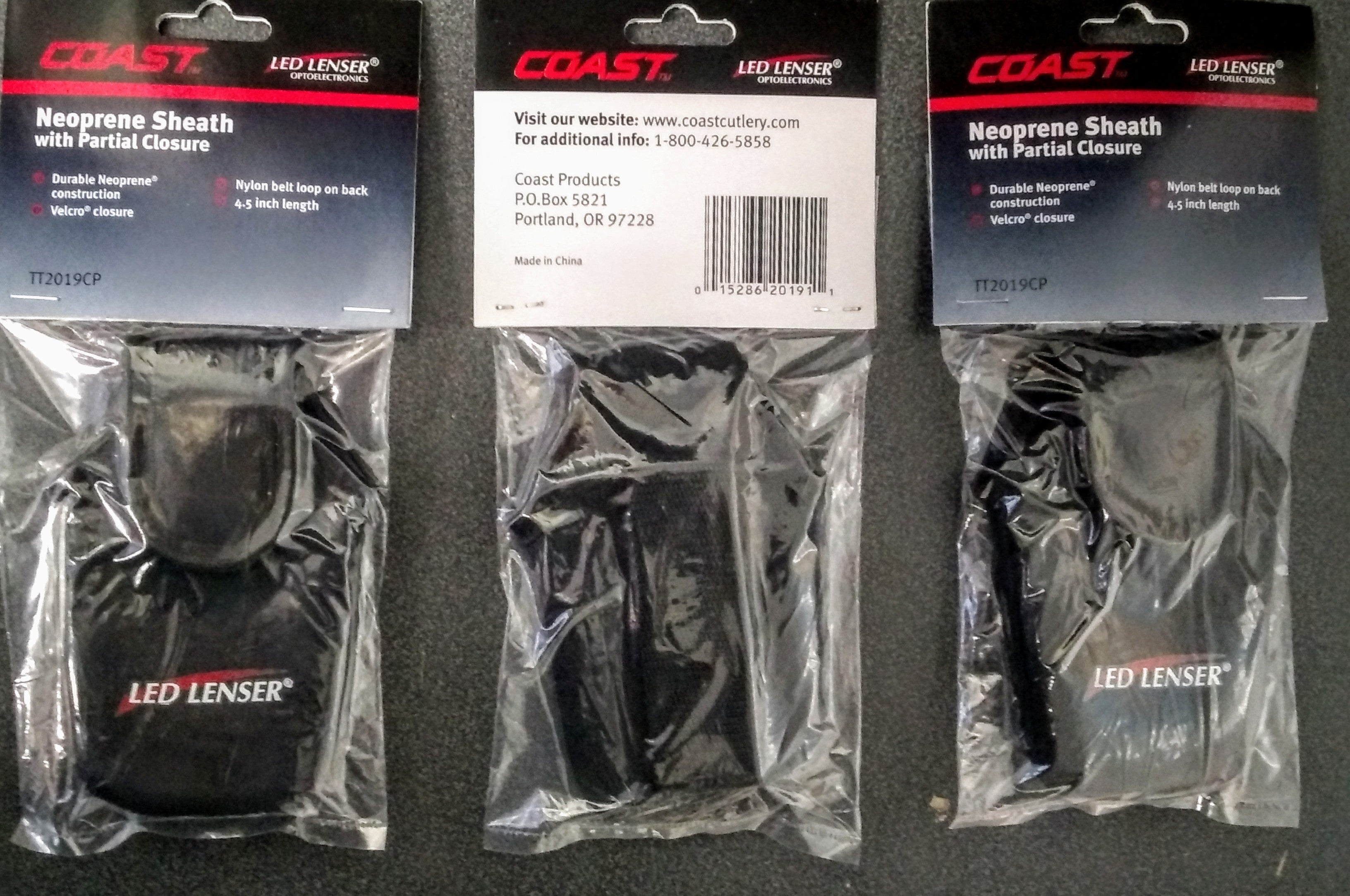 LED Lenser TT2019CP Padded Headlamp Sheath With Partial Closure - 3pc