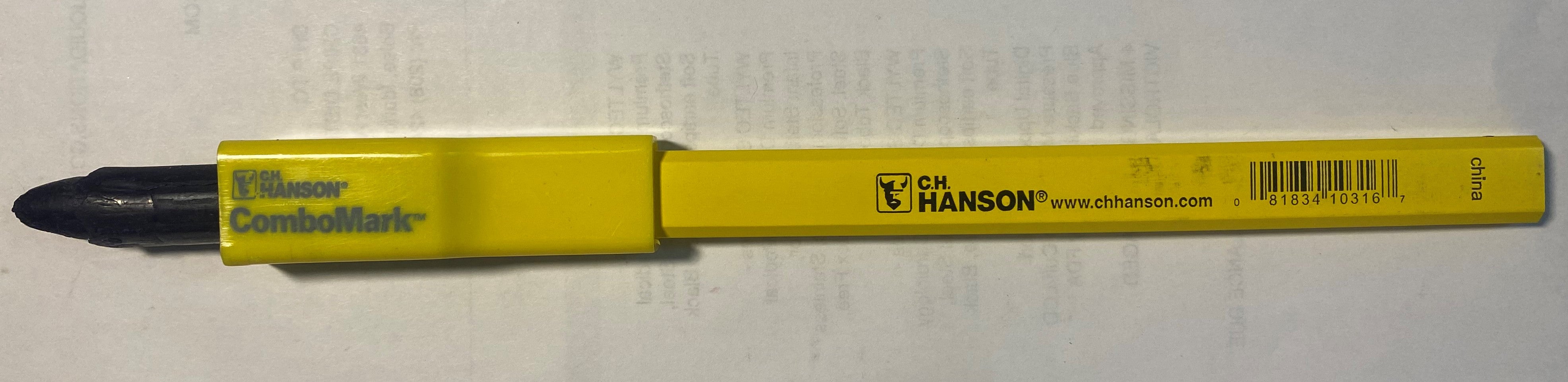 C.H. Hanson 10458 ComboMark w/ Blue Lumber Crayon