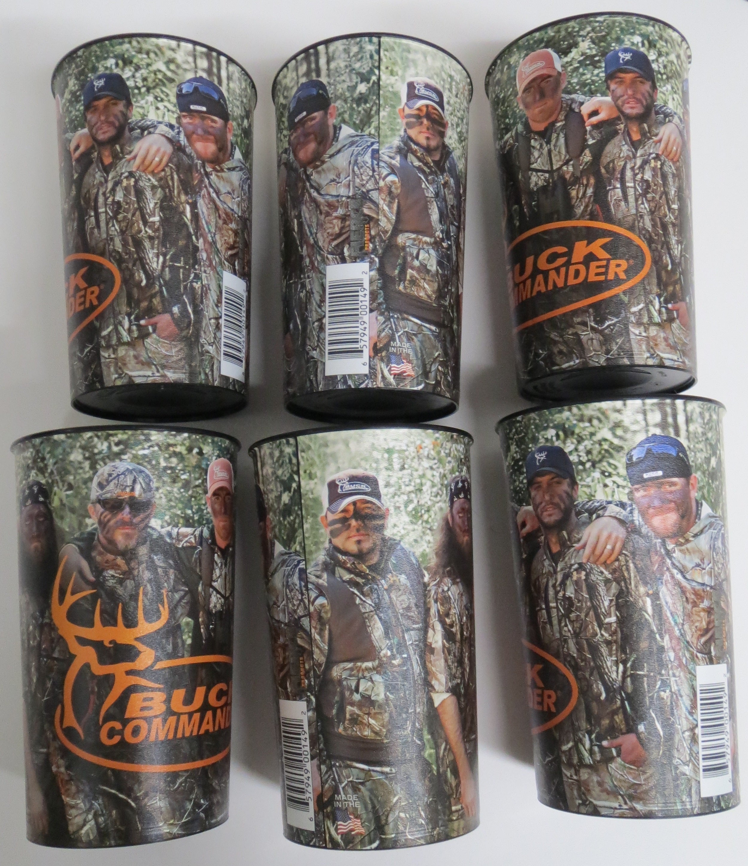 BUCK COMMANDER 00149 PLASTIC TUMBLERS 22OZ COLOR DISHWASHER SAFE USA (CASE OF 288 CUPS)