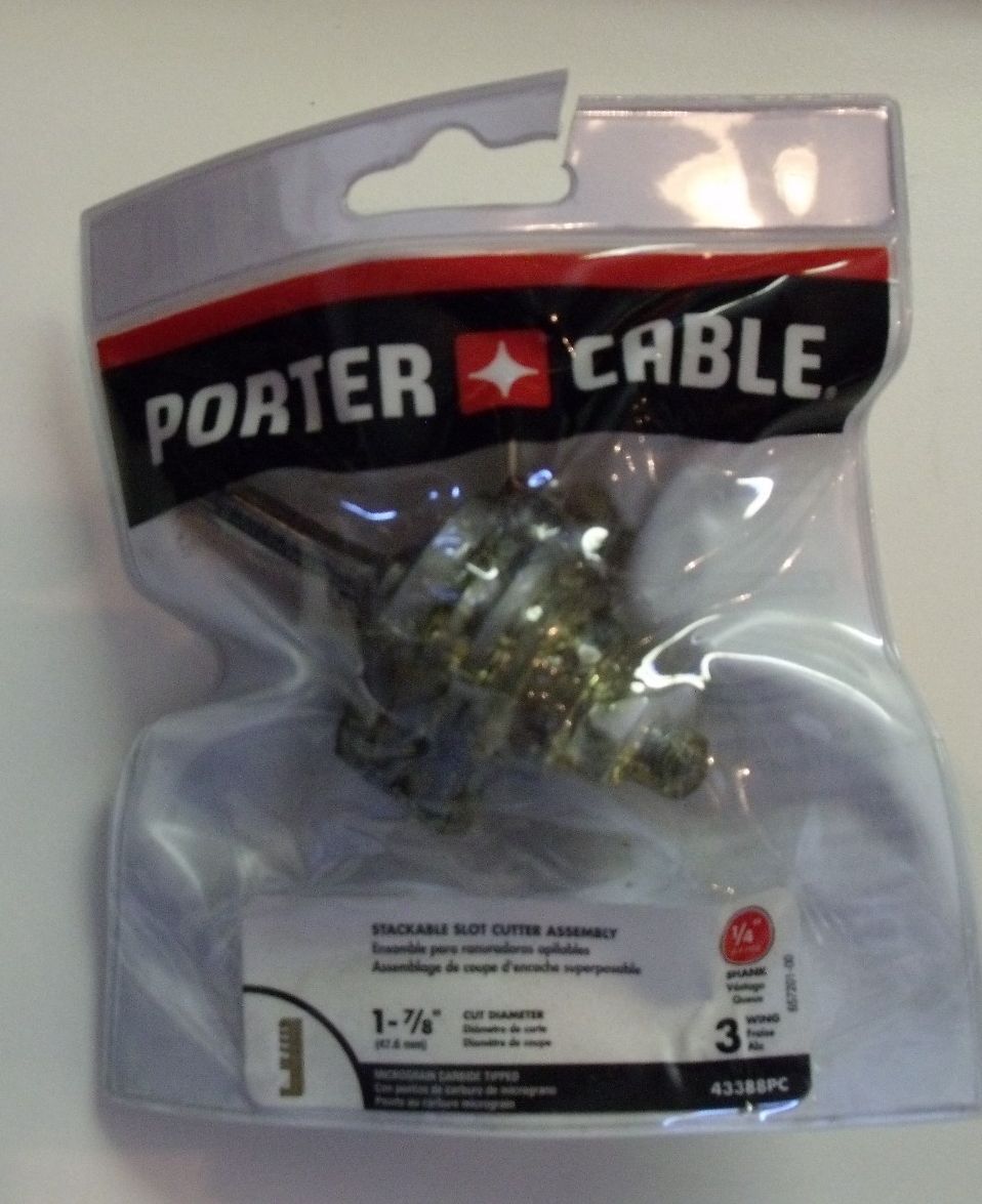 Porter Cable 43388PC Stackable Slot Cutter Assembly Router Bit