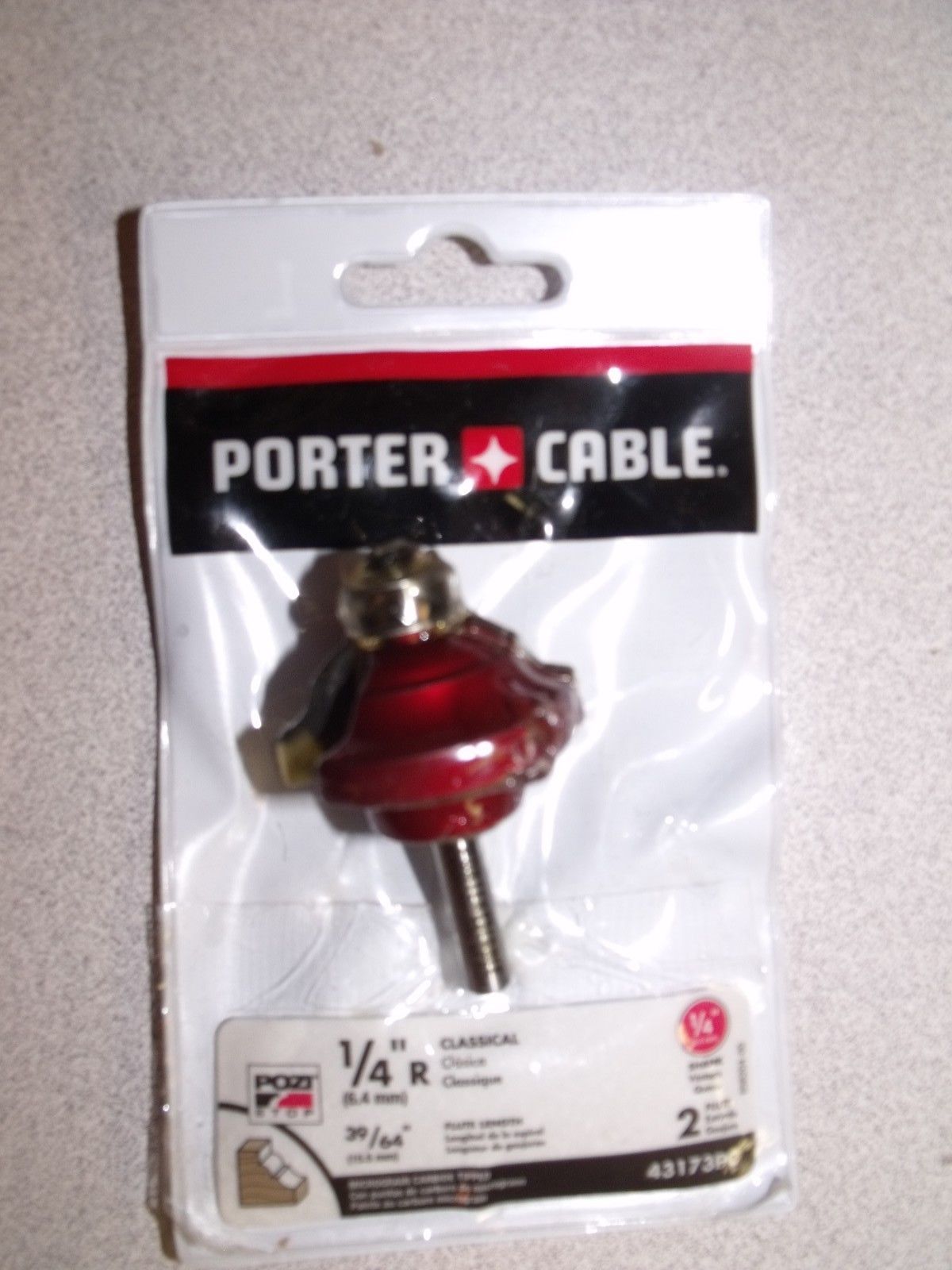 Porter Cable 43173PC 1/4 Classical Router Bit 1/4 Shank